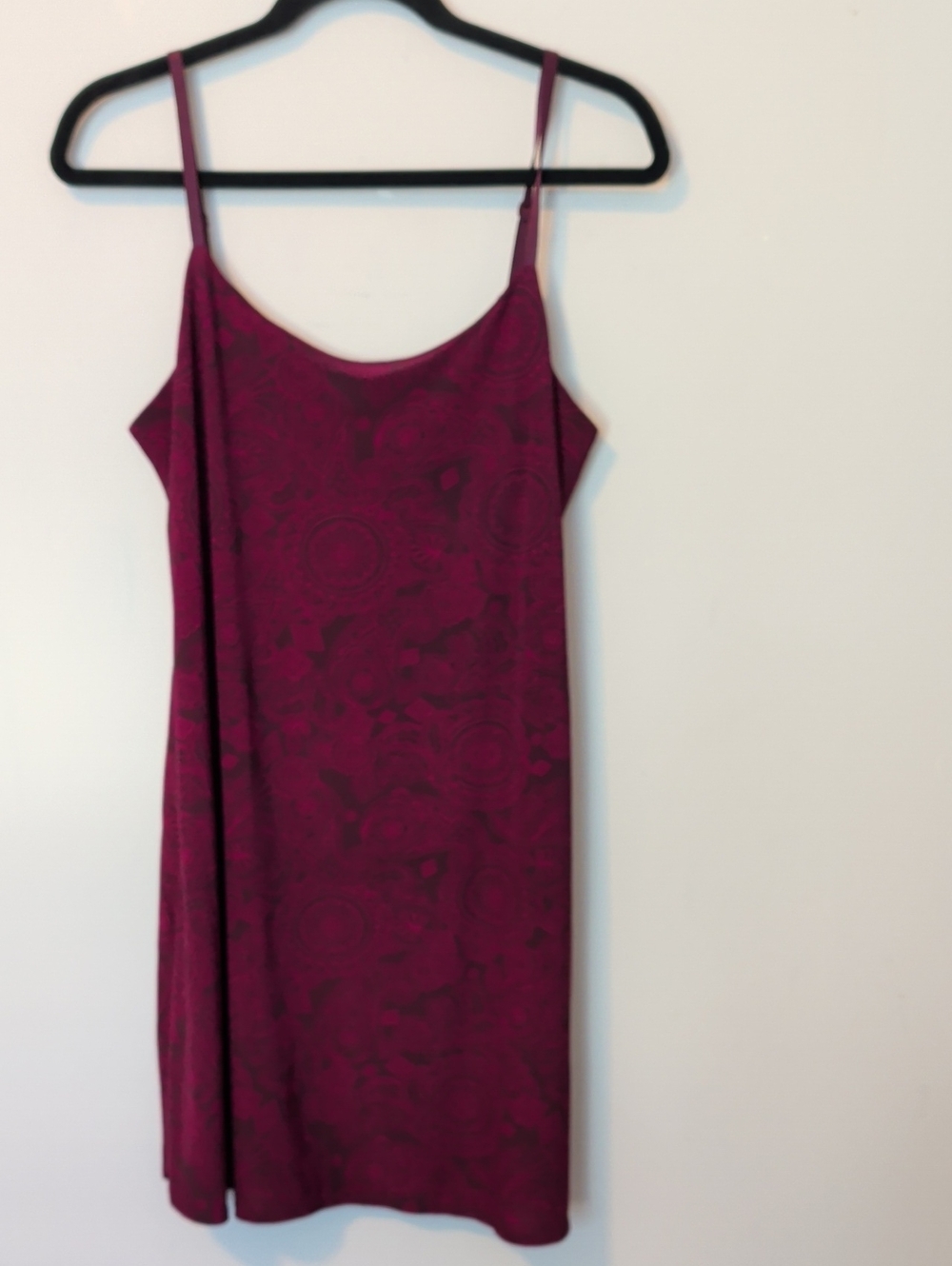 George Paisley Shelf Bra Chemise Nightgown